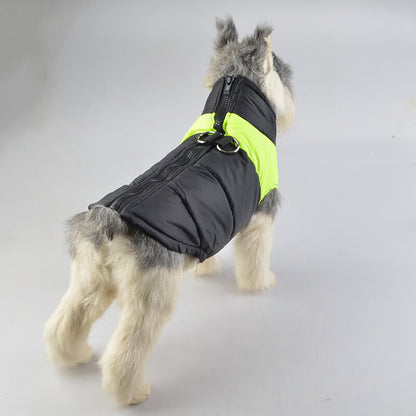 Winter Warm Waterproof Dog Vest with Zipper (S-7XL)