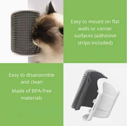 Cat Corner Self-Groomer Massage Brush