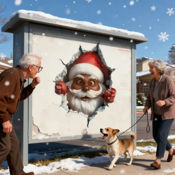 HOT SALE -49% OFF🎅✨2D Christmas Creative Wall Sticker