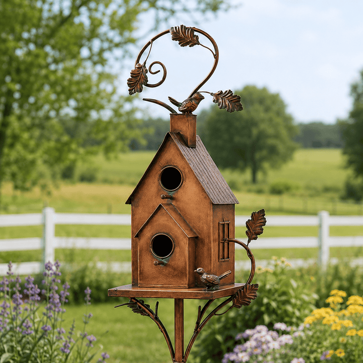 🔥Last Day 68% OFF🔥-❤🐦Handmade Iron Birdhouse❤