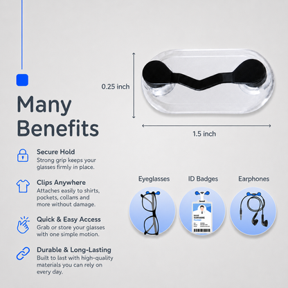 Magnetic Glasses Holder.