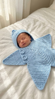 Handmade Crochet Star Blanket for Baby