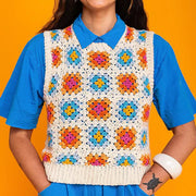 50 Crochet Granny Square Pattern Cards