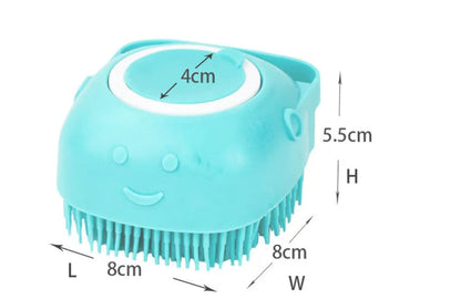 Pet Silicone Bath & Massage Brush