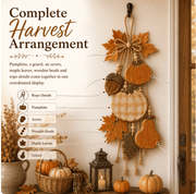 🎃Rustic Harvest WoodenDoor Hanger
