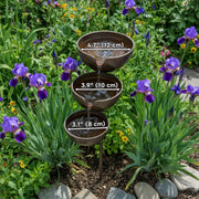 🔥Hot Sale 49% OFF🔥Bring Life Back To Your Garden – Peaceful Cascading Rain Catcher Bird Bath For Welcoming Garden Wildlife🌿🐦