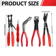 5PC Auto Trim Clip & Electrical Connector Disconnect Pliers Set, Automotive Repair Hand Tools