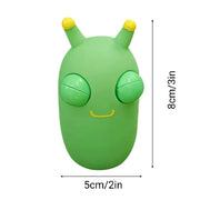 🎅🎁Funny Grass Worm Pinch Toy