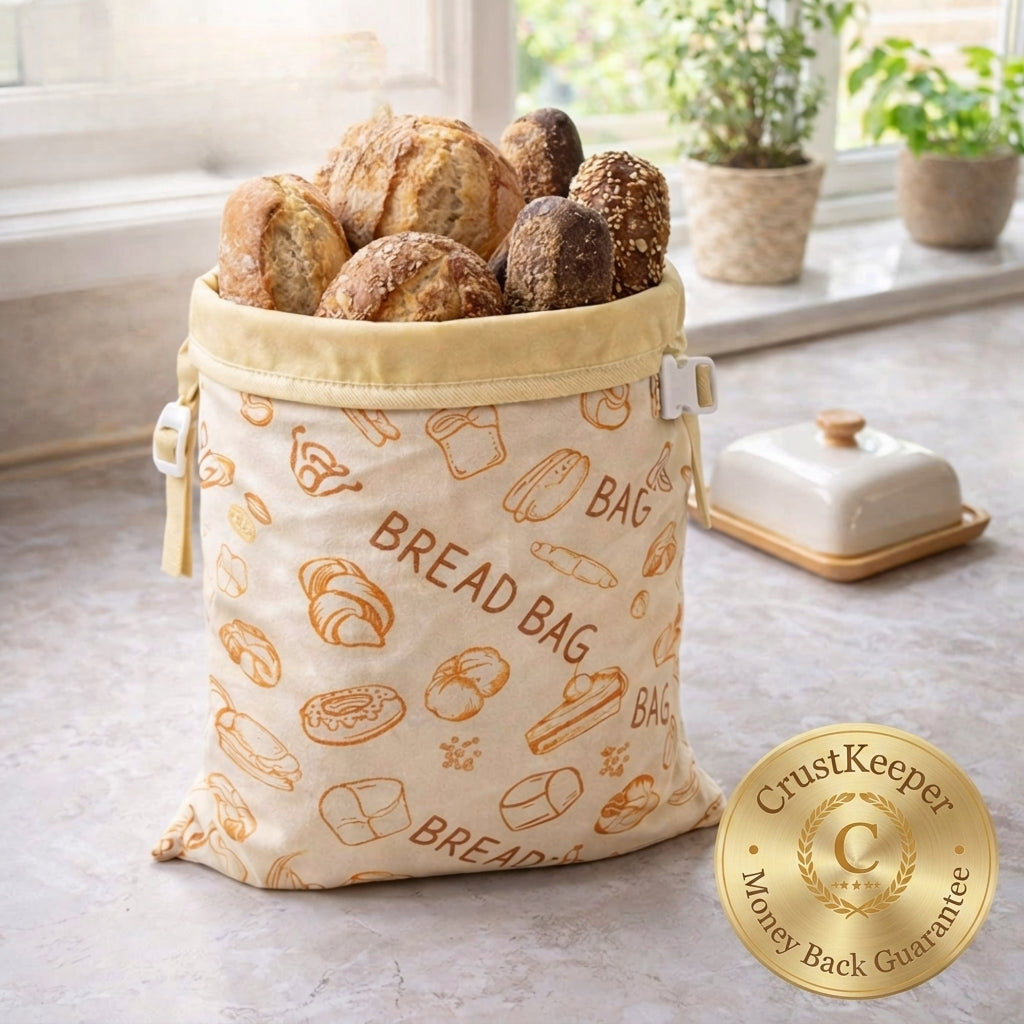 Premium 100% Cotton-Beeswax Bread Bags