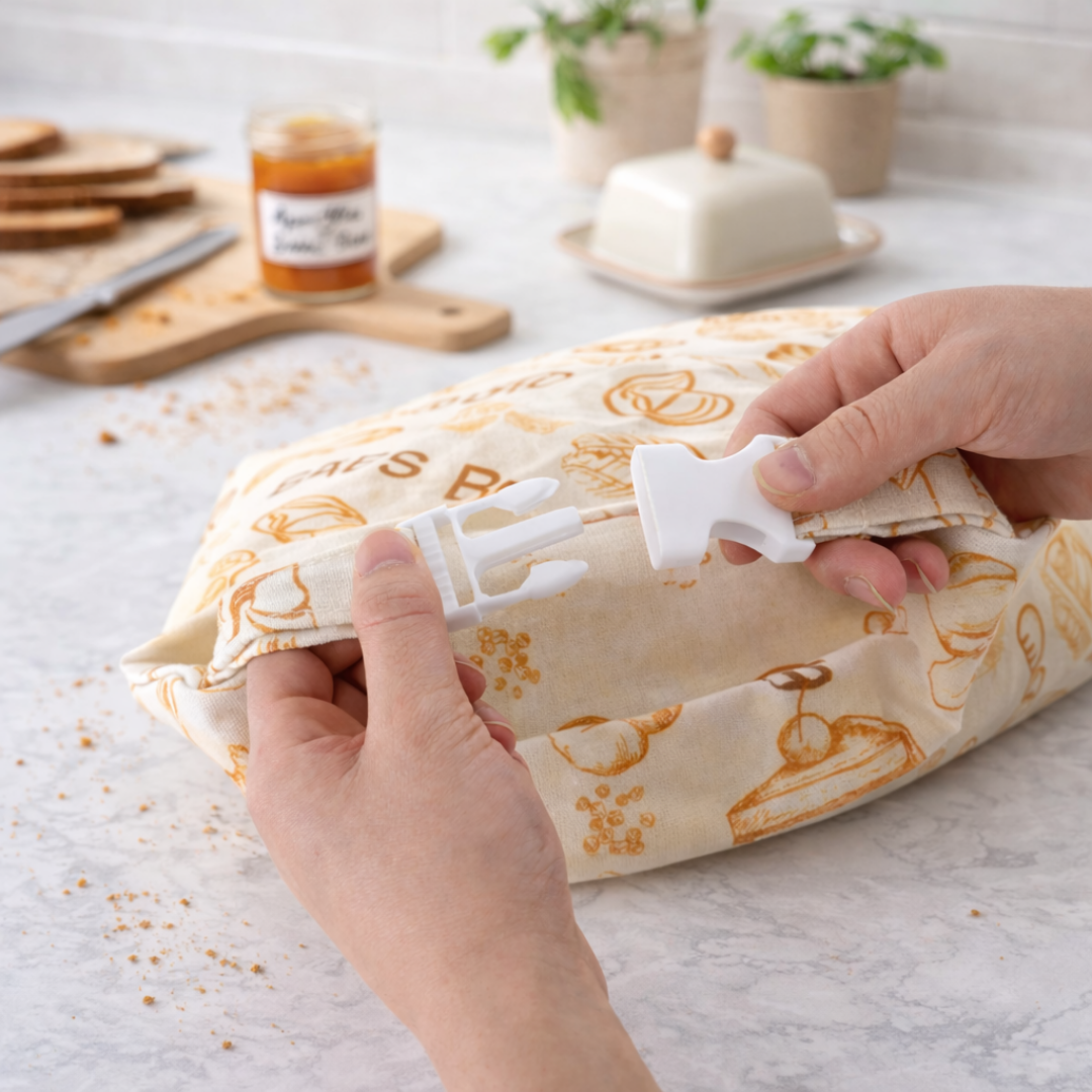 Premium 100% Cotton-Beeswax Bread Bags
