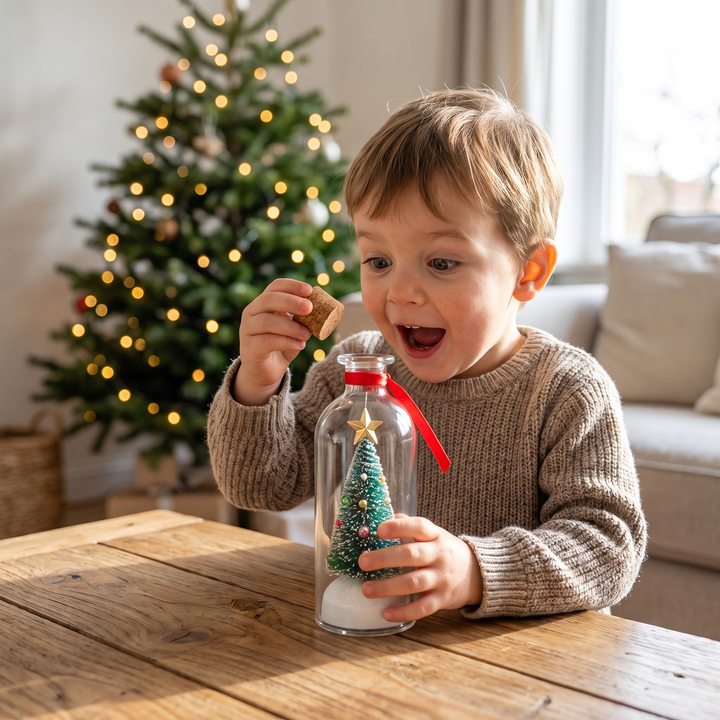 🎁 Christmas Hot Sale 65% OFF - Recordable Christmas Message Glas Bottle with Mini Tree