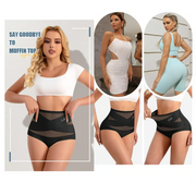 🌸Last Day-Buy 1 Get 3 Packs✨Plus-Size High-Waist Cross Tummy Control Panties