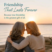 🌊Heartfelt Friendship Seaglass Keepsake Plaque-✨Shaped by Sea Nature & Crafted by Hand