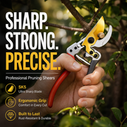 Prune Cleanly Instantly! SK5 Heavy-Duty Garden Pruning Shears