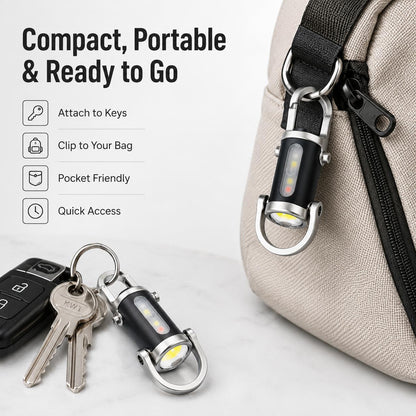 Rechargeable Mini Keychain Pocket Torch.