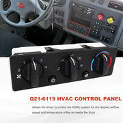 A/C Climate Control Module Panel Q21-6119 For Peterbilt Truck H