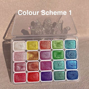 Shimmer Pearlescent Watercolor Paint Set