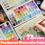 Shimmer Pearlescent Watercolor Paint Set