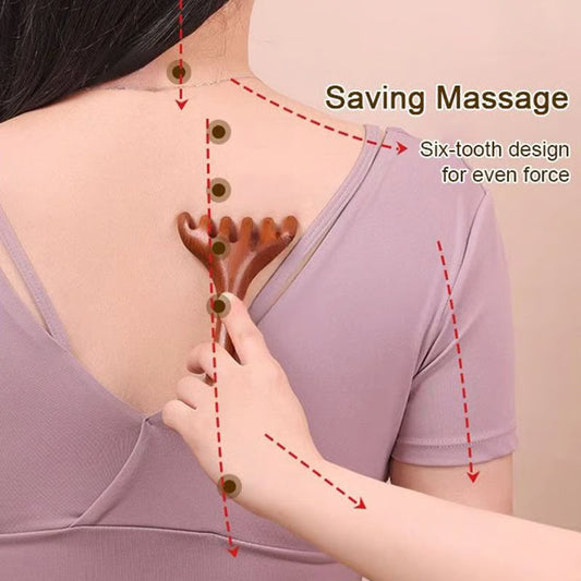 Six-claw Meridian Massage Comb