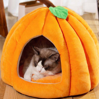 🐱🐾Warm & Cozy Semi-Enclosed Pet Bed🐶