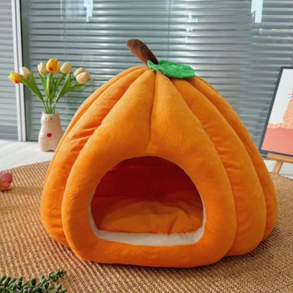🐱🐾Warm & Cozy Semi-Enclosed Pet Bed🐶