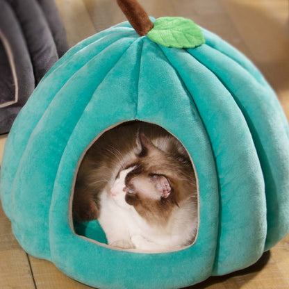🐱🐾Warm & Cozy Semi-Enclosed Pet Bed🐶