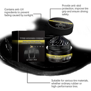 ✨ Tire wax – restores black gloss. blocks UV. repels dirt. Easy & quick!