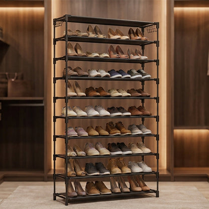🎉 LIMITED TIME 50% OFF! 👟 10-Tier Vertical Shoe Rack Organizer – Space-Saving Design, Large Capacity & Bonus Side Hooks 🏠