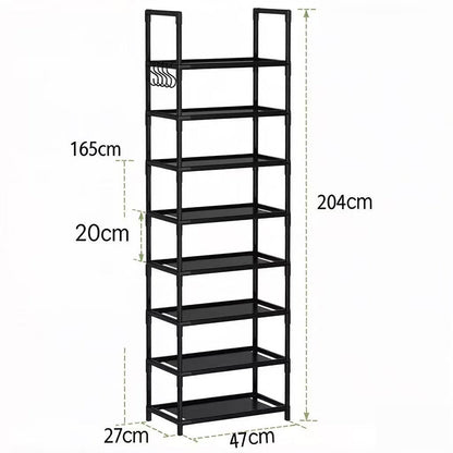 🎉 LIMITED TIME 50% OFF! 👟 10-Tier Vertical Shoe Rack Organizer – Space-Saving Design, Large Capacity & Bonus Side Hooks 🏠
