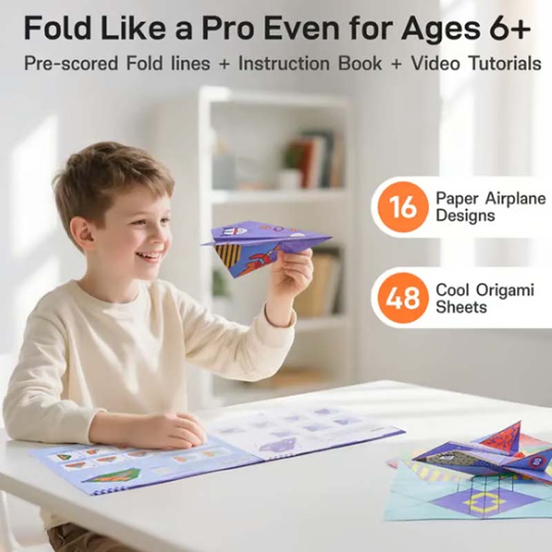 🔥Creative DIY Paper Airplane Set For Kids