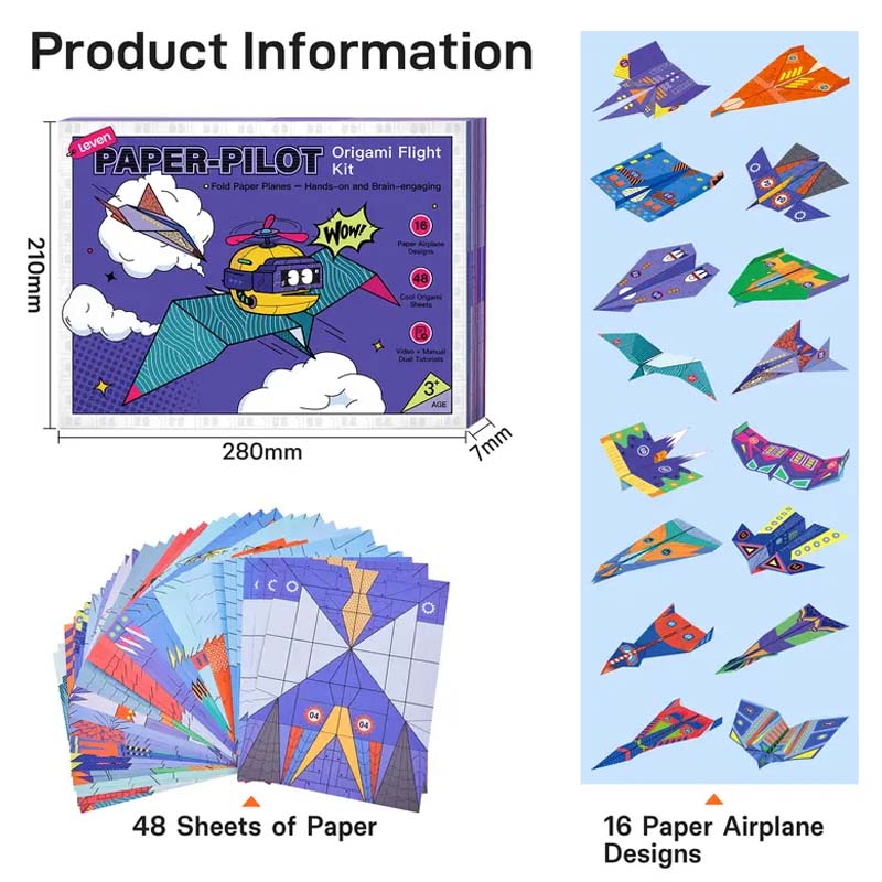 🔥Creative DIY Paper Airplane Set For Kids
