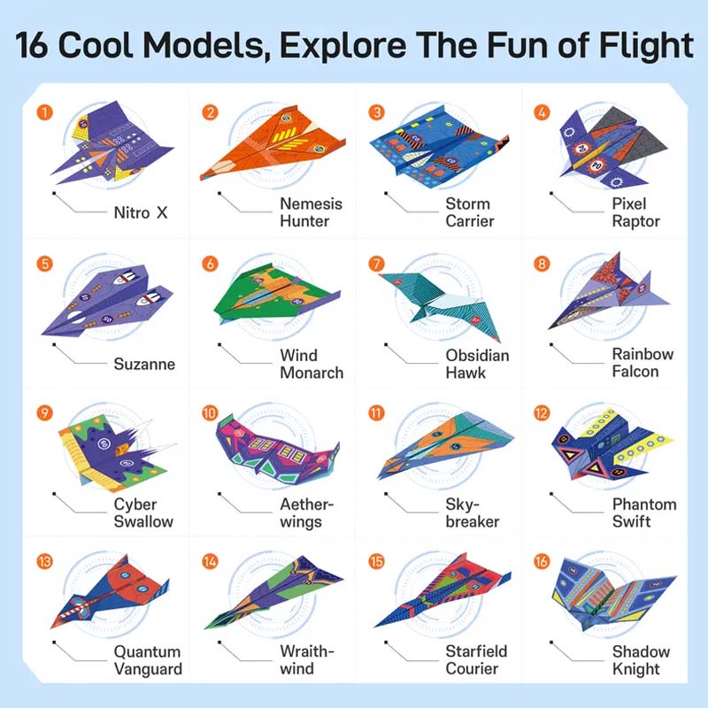 🔥Creative DIY Paper Airplane Set For Kids