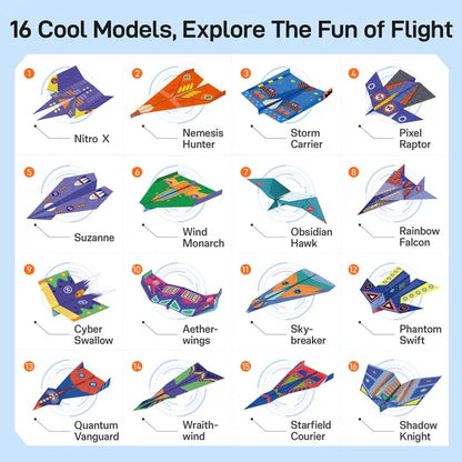 🔥Creative DIY Paper Airplane Set For Kids