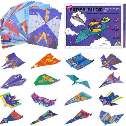 🔥Creative DIY Paper Airplane Set For Kids