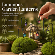 🏮Retro Lantern Plant Stakes – 7-Color Glow-in-the-Dark Garden Decor🌈