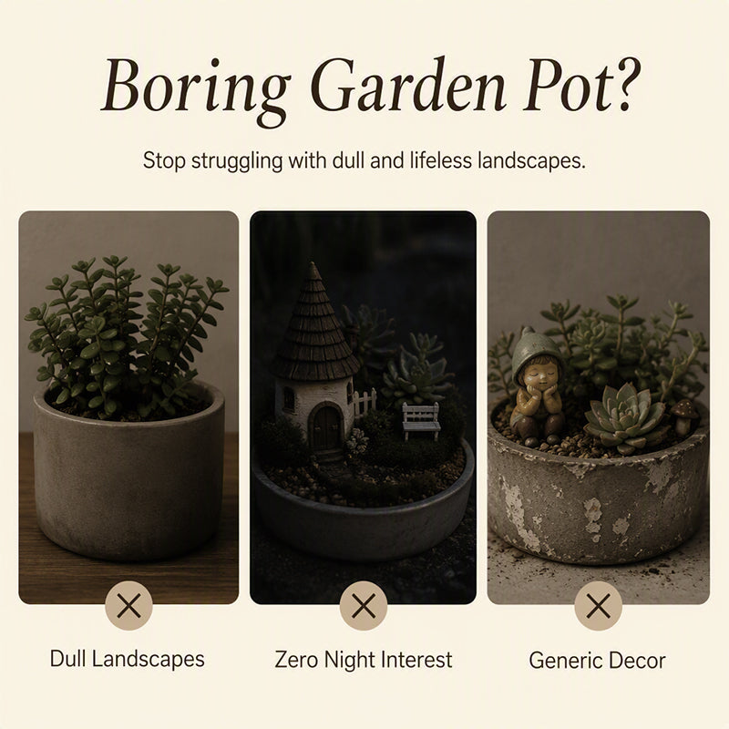 🏮Retro Lantern Plant Stakes – 7-Color Glow-in-the-Dark Garden Decor🌈