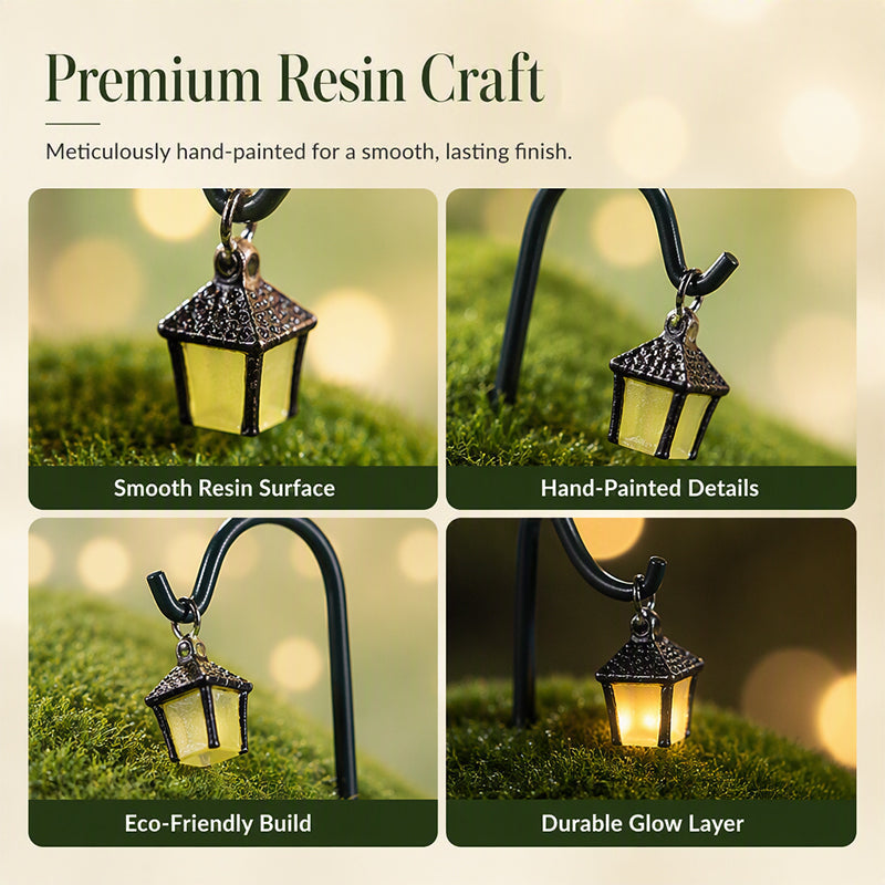 🏮Retro Lantern Plant Stakes – 7-Color Glow-in-the-Dark Garden Decor🌈