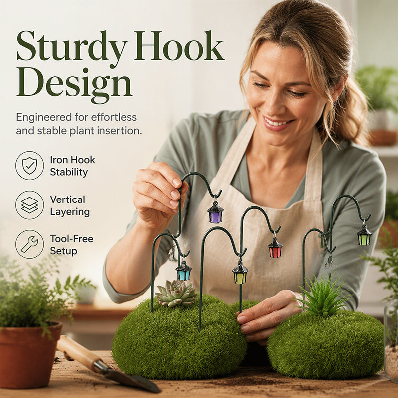 🏮Retro Lantern Plant Stakes – 7-Color Glow-in-the-Dark Garden Decor🌈