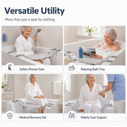 Adjustable Non-Slip Bathtub Seat Board