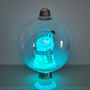 Inflatable Christmas Ball with Colorful LED Lights