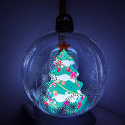 Inflatable Christmas Ball with Colorful LED Lights